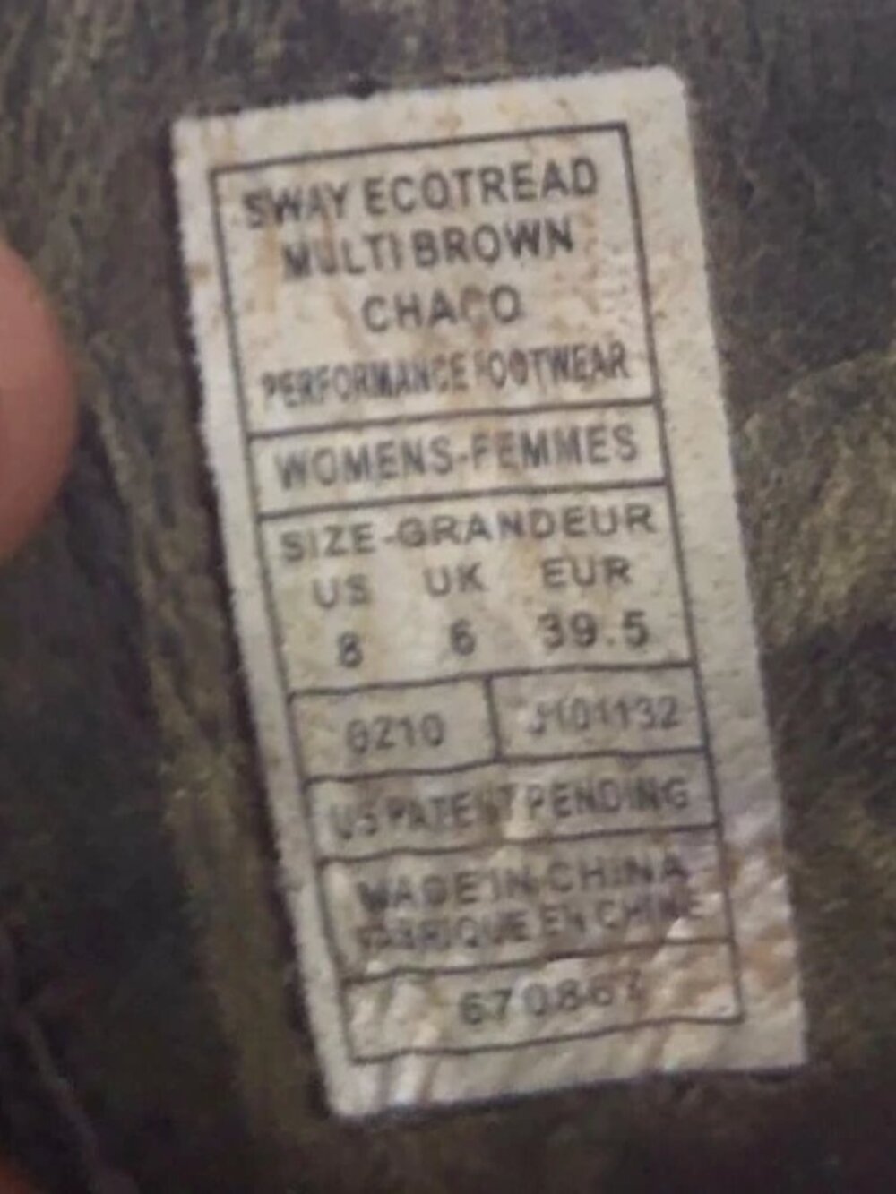 Vintage Retro CHACO Women's Thong FLIP Flop Brown Leather and grosgrain SZ 8 - Picture 15 of 15